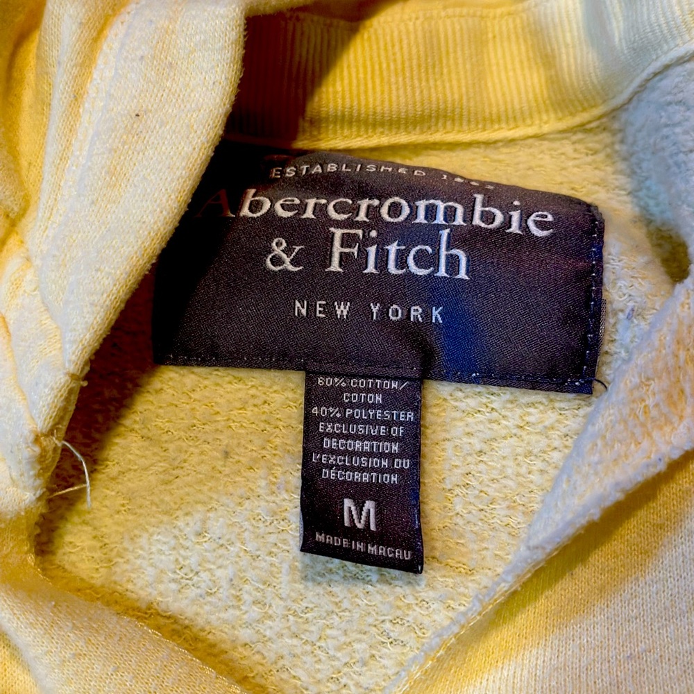 Abercrombie quarter sleeve hoodie